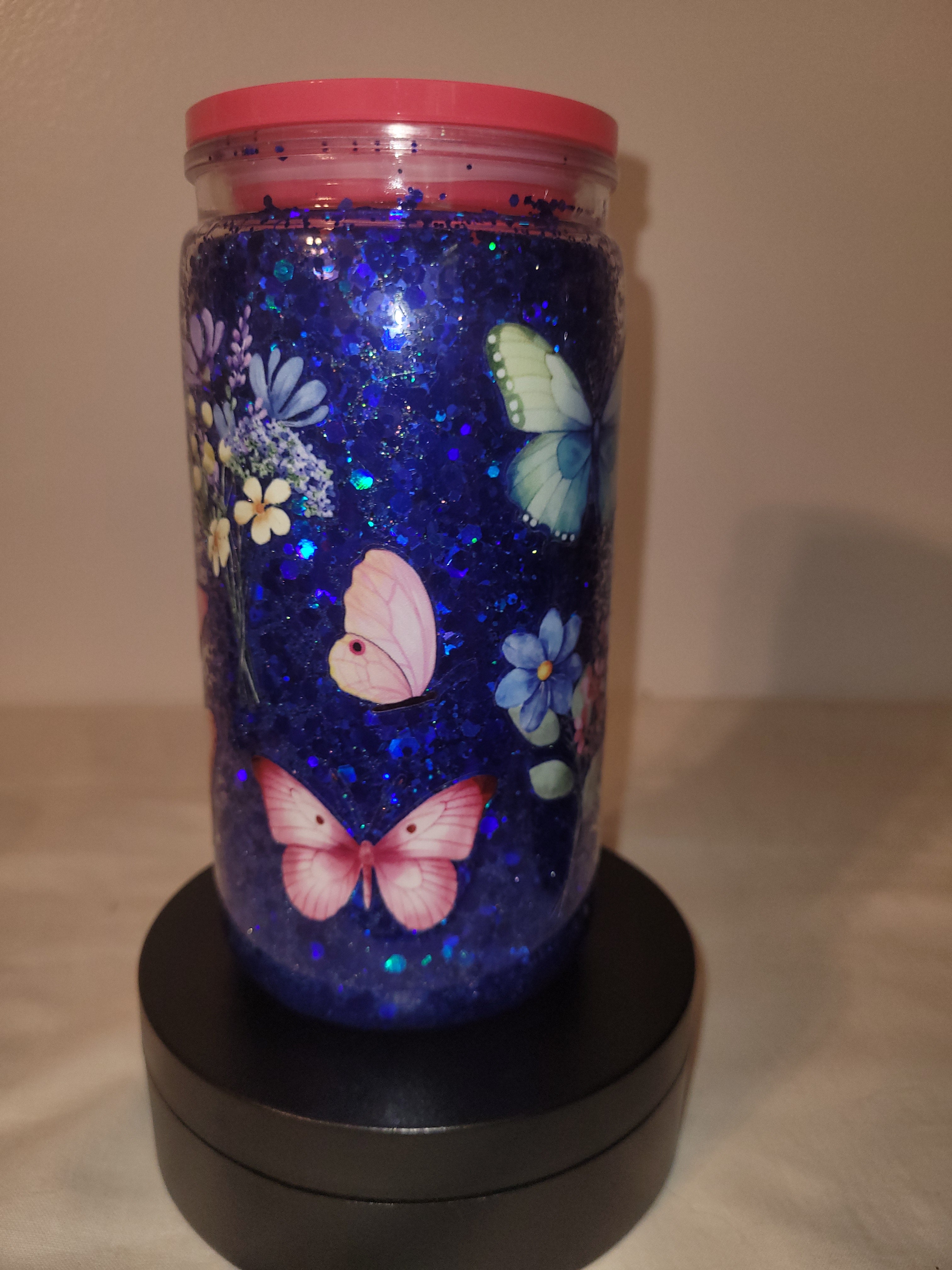 Tumbler With Butterflies
