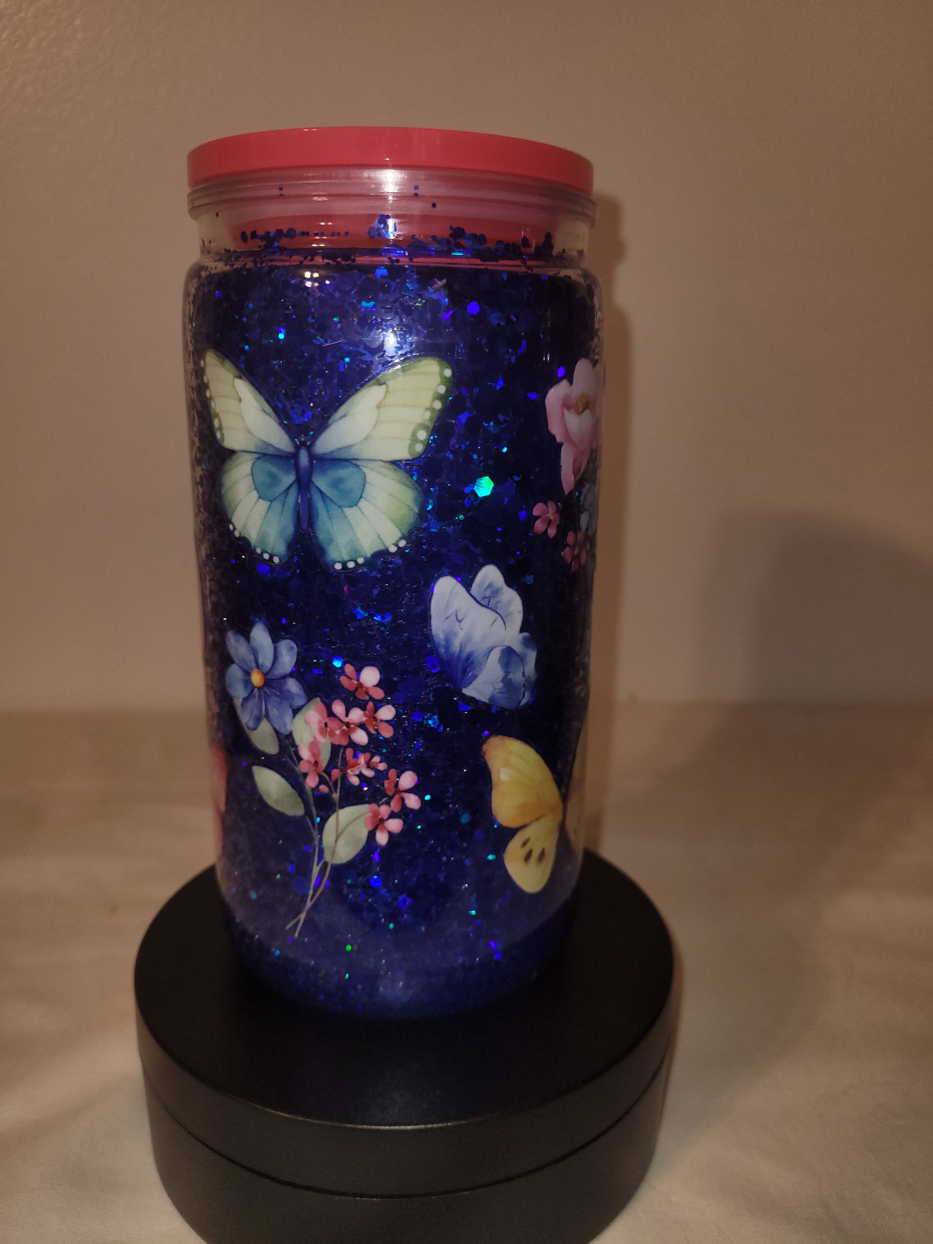 Tumbler With Butterflies