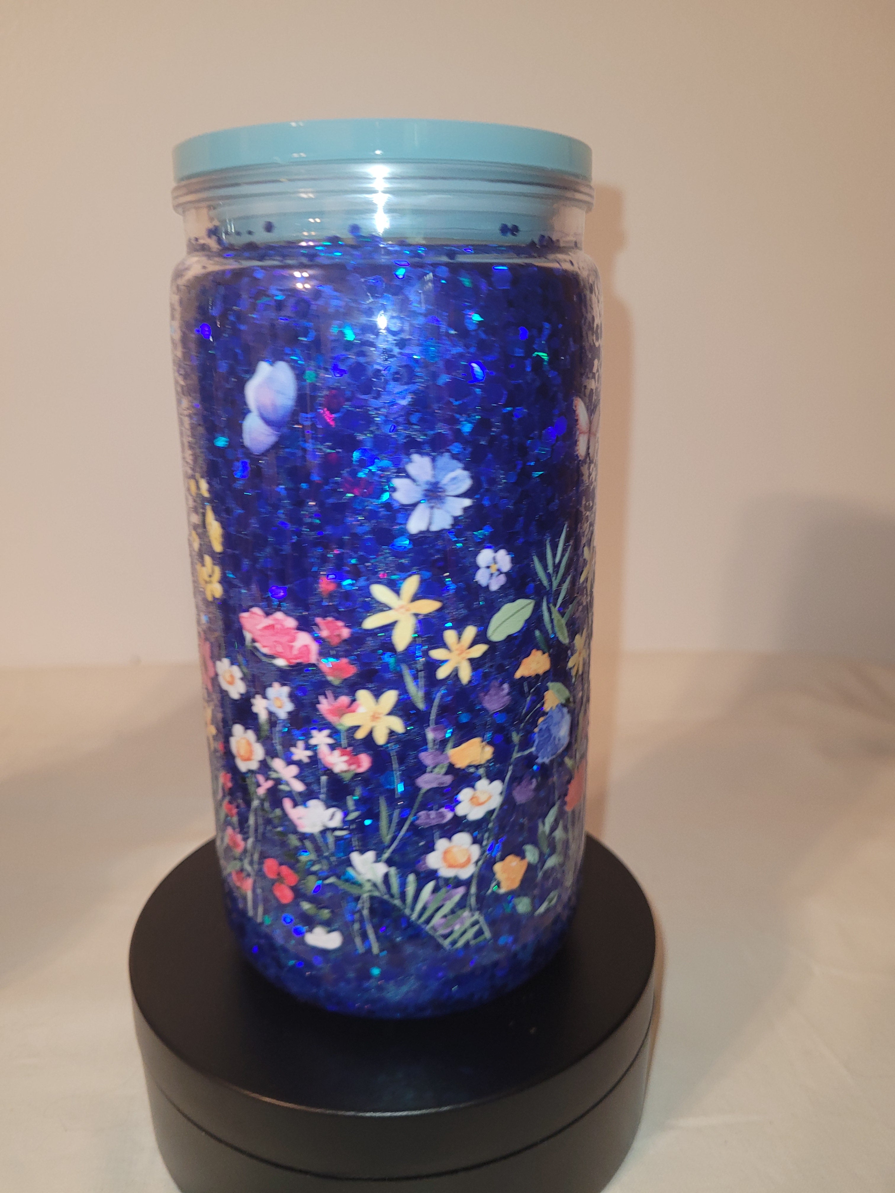 Tumbler With Flowers