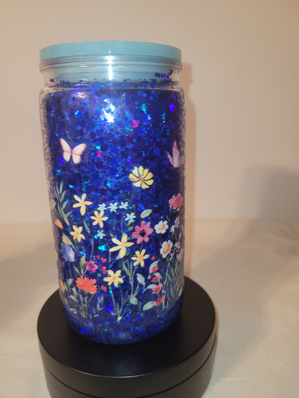 Tumbler With Flowers