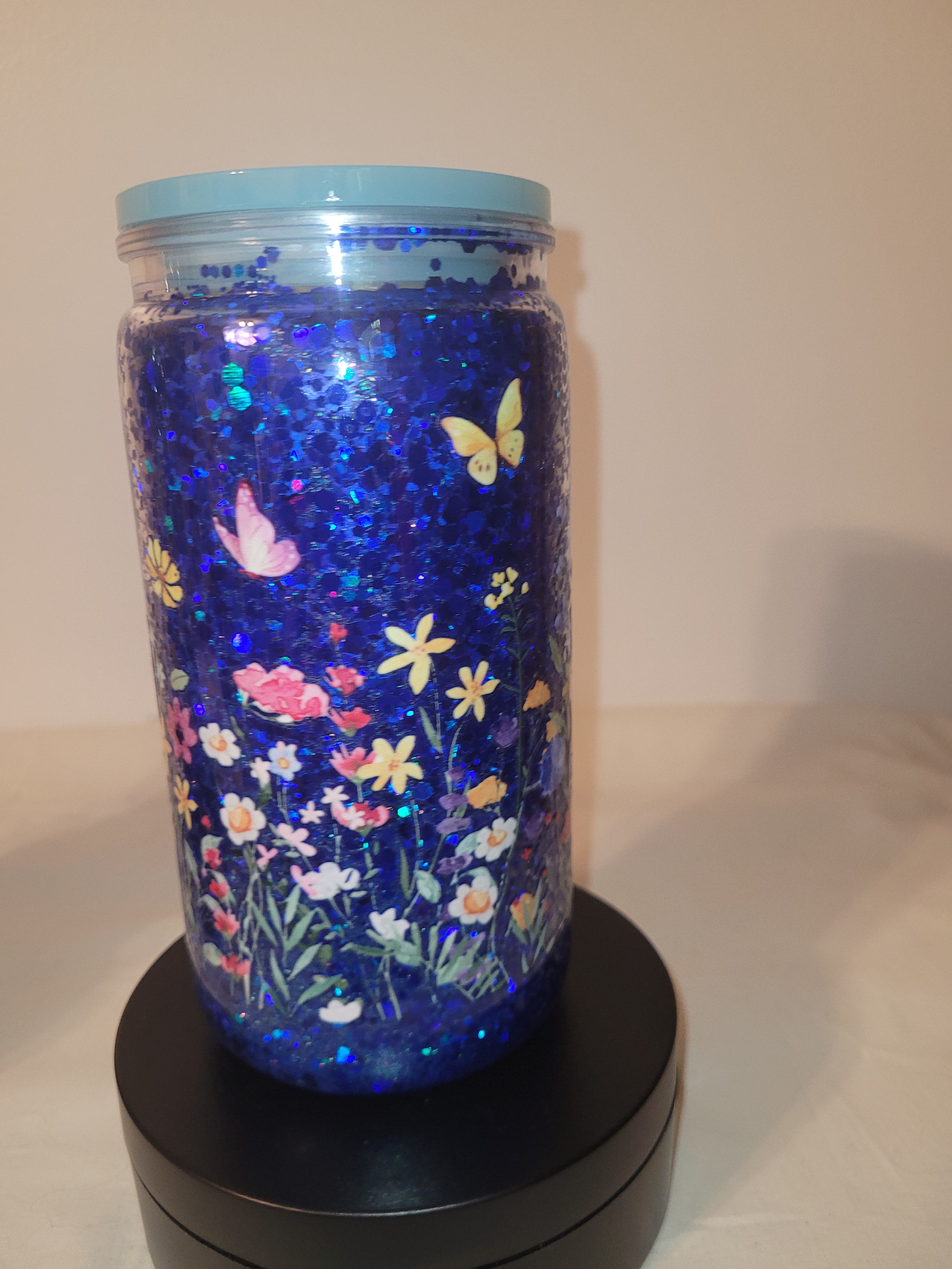 Tumbler With Flowers