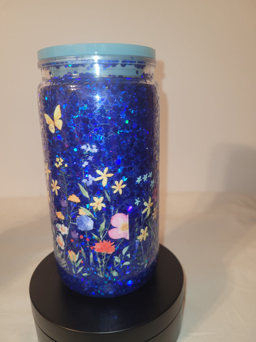 Tumbler With Flowers