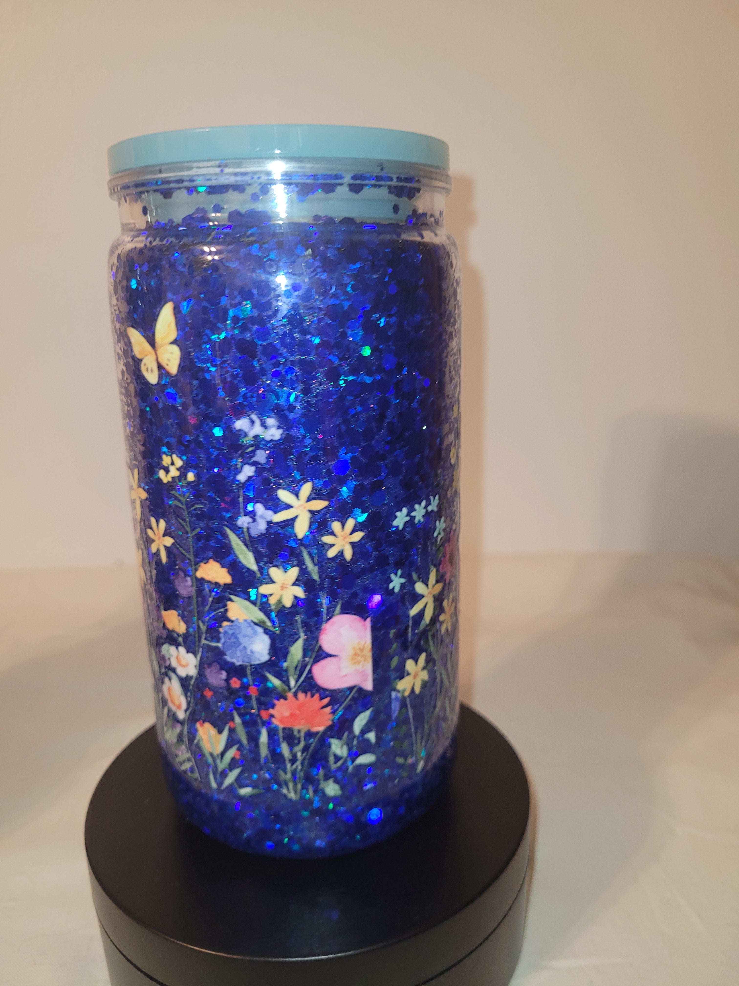 Tumbler With Flowers