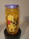 Winnie The Pooh Sunflowers Tumbler