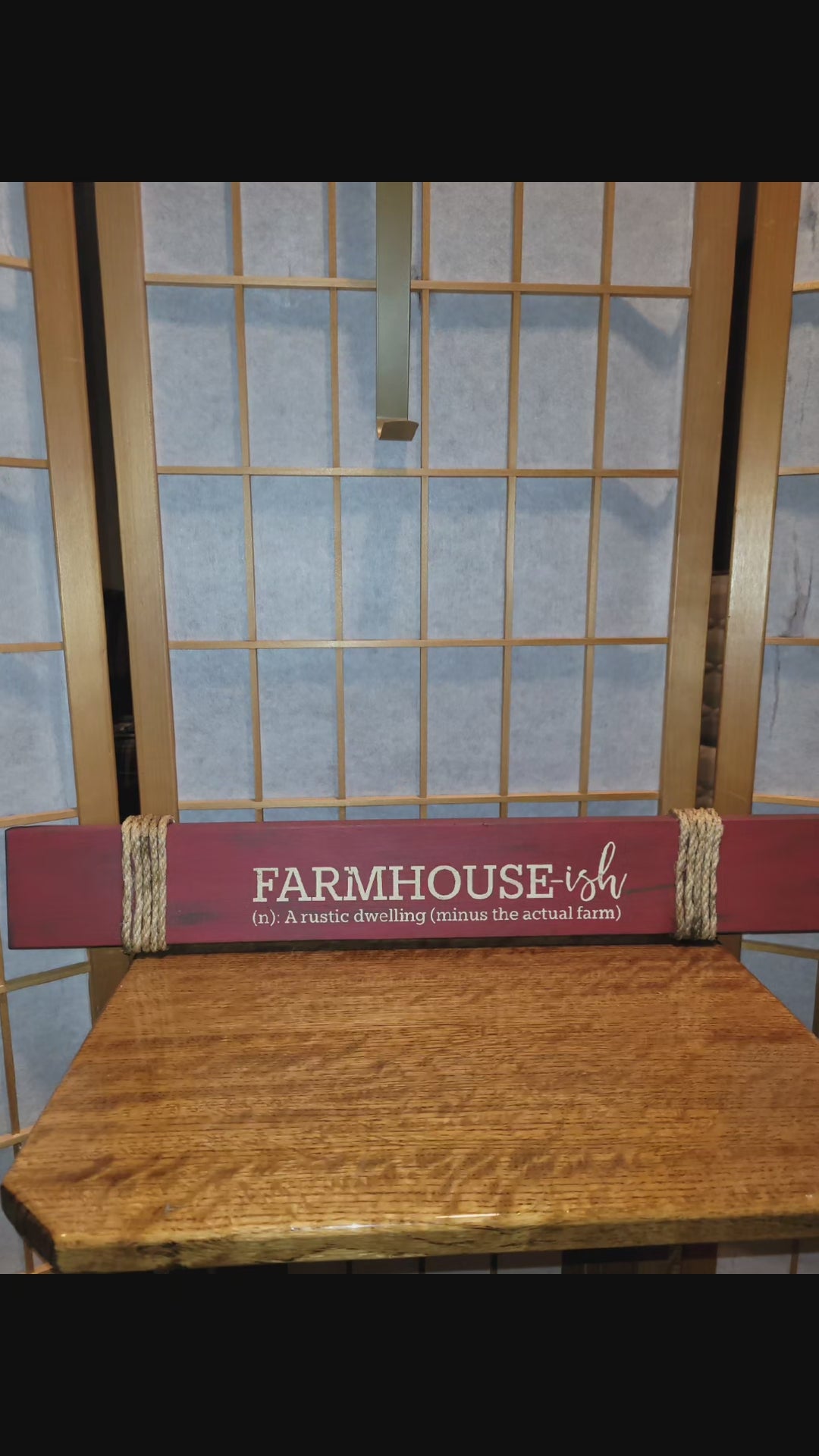 farm house sign